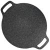 Frilla KOREAPAN - Piastra per barbecue coreana, 32 cm, rotonda, antiaderente, da campeggio, portatile, con manico, in lega di alluminio, per fornelli a gas