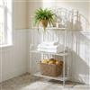 MIlani Home FLAVIENNE - scaffale 3 piani stile provenzale in ferro verniciato