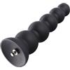 HiSmith HSA13 Silicone Anal Beads Dildo with 5 Smooth Balls KlicLok M 23cm Black