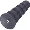 HiSmith HSA13-XL Silicone Anal Beads Dildo with 5 Smooth Balls KlicLok XL 30cm Black