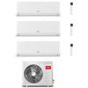 TCL Climatizzatore Trial split Inverter BreezeIN P5 serie SN 9+9+12 P5S0 con MT2730 Wi-Fi R-32 Classe A++ ,