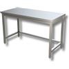 TAVOLO APERTO INOX SEMPLICE 120X60X85 CM