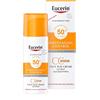 Eucerin Sun CC Crema Solare Colorata Dorata FP 50+ Protezione Viso 50 ml