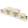 Novalux Giunto elettrificato Novalux per binari L 107 mm bianco 106707.01