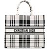 Christian Dior Pre-Owned - Borsa tote Check'n'Dior Book grande 2022 - Donna - tela - Taglia unica - Bianco