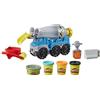 Play-Doh Hasbro Wheels Autocarro Betoniera Playset con Pasta da Modellare Cemento E in 3 Colori Atossici, E68915L1, Multicolore