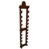 Espositore da parete 12 posti per pistole fucili o asce in Legno 146 cm DENIX