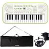 Casio SA-50 Mini Tastiera 32 tasti + Tobago HTO KBL04 Borsa + Casio Alimentatore