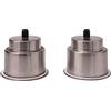 ICTRONIX 2x Porta Tazza bevande bicchieri in acciaio inox con foro di drenaggio, Cup drink Holder con supporto per Marine Yacht barca e camper