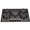 MILLAR GH7051PB 70cm 5 fornelli in vetro piano cottura a gas