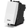 Aigostar Pulsante unipolare 16A bianco compatibile anche con Vimar Plana