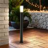 Paletto da Giardino 100cm acciaio inox NERO IK06 IP54 base E27