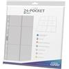 Cartemagic Ultimate Guard 10 Fogli per Album raccoglitore 24 tasche QuadRaw trasparente