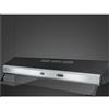 Smeg KSEC91XE3 cappa aspirante Semintegrato (semincassato) Nero, Acciaio inox 305 m³/h C