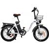 DRVETION CT20 Bicicletta elettrica pieghevole, pneumatico grasso 20*4.0inch, motore 750W, batteria 48V 15Ah