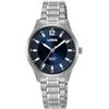Lorus Orologio analogico al quarzo da uomo con bracciale in titanio, Argento/Blu - RG235XX9
