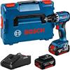 Bosch Professional 18V System Trapano Avvitatore a Batteria GSR 18V-45 (Velocità di 1.900 giri/min, 2 Batterie da 3.0 Ah, Caricabatteria GAL 18V-40, in L-BOXX)