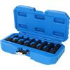 BRILLIANT TOOLS BT022615 Set bussole per avvitatore a impulsi a esagono incassato da 1/2, 8 pz, 5- 19 mm [Powered by KS TOOLS]