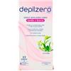 Depilzero Strisce Depilatorie Gambe e Braccia 22 Strisce + 4 Salviettine Post Depilazione con Aloe