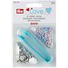 Prym - Love Jersey Pink, Light -Blue, Pearl (8mm) Press Fissanters - 1 unità
