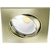 Wonderlamp W-E000015 Basic Basic - Kit di faretto da incasso quadrato, colore oro vecchio