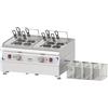 Ristosubito Cuocipasta elettrico professionale CLN Modello CCAP92 Capacità Lt. 9+9 Dim. cm L.71 P.58.7 H.52