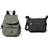 Kipling City Pack S, Zaino Donna, Verde (Green Moss), Taglia unica GABBIE, Borsa a Tracolla, Donna, Nero Noir, Taglia unica