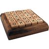 GURU SHOP Guru-Shop Gioco da Tavolo, Gioco da Salotto in Legno - Tic-Tac-Toe, Marrone, 3x13x13 cm, Tavolo Giochi Abilità Giochi