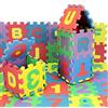 Itonash Tappeto Puzzle 36 pezzi, con numeri e lettere colorati in morbida gomma EVA resistente, isolante, lavabile - Tappeto da gioco per bambini 12 * 12 Cm (bianco)