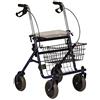 TERMIGEA DEAMBULATORE ROLLATOR PIEGHEVOLE - ALLUMINIO - SISTEMA FRENANTE