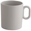 Alessi Dressed en Plein Air MW72/89 WG, Tazza di Design con Decoro a Rilievo, Melammina, Grigio (Chiaro)