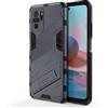 DOINK Cover Custodia per Realme GT Master Edition, Case Armor PC+TPU Rugged Antiurto Cover con Cavalletto - Grigio