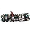 TAMASHII Bracciale tibetano in Agata Muschiata doppio giro BHS600-17