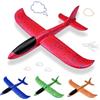 Maxentico Giochi da Esterno per Bambini, Polistirolo da Lanciare Aeroplano, Aereo di Giocattolo in Schiuma, Bambino 6 Anni Maschio All'Aperto Aliante Aerei Giocattoli(4Pcs), Giochi Giardino Esterno