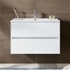 RIHO Porto mobile con lavabo Slim integrato, 2 scomparti estraibili, F014008DP0+W018013005, Porto [Mobili da Bagno > Mobile con Lavamani]