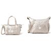 Kipling ART MINI, Borse a Tracolla, Donna, Argento (Metallic Glow), Taglia unica GABBIE, Borsa a Tracolla, Donna, Argento (Metallic Glow), Taglia unica