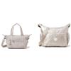 Kipling ART MINI, Borse a Tracolla, Donna, Grigio, Taglia unica GABBIE, Borsa a Tracolla, Donna, Argento (Metallic Glow), Taglia unica