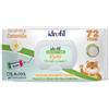 Salviettine Baby Camomilla 72 Pezzi