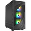 Sharkoon Case Sharkoon Rebel C80M RGB Midi-Tower ATX Nero [4044951041145]