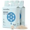 FUKUMARU Lettiera Gatto Tofu, 12L (2 x 6L) Lettiera Biodegradabile, Super Assorbimento (Risparmio 10%+) Agglomerante Rapido, Senza Polvere, Durata Prolungata, Controllo Odori Intensivo