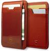 Vaultskin BRIXTON - Portafoglio Sottile in Pelle con Tasca ID, Stile Minimalista, Protezione RFID, per Uomini e Donne