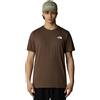 The North Face T-Shirt Redbox Uomo Marrone