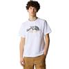 The North Face T-Shirt Mountain Line Uomo Bianco