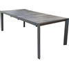 VivaGarden Tavolo da Giardino Allungabile in Gres e Alluminio Rettangolare cm 175x100x75h colore Taupe - AT804208-TAUP