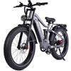 RZOGUWEX Bicicletta elettrica, EBIKE fuoristrada da 26 pollici per adulti con batteria rimovibile agli ioni di litio da 48 V 25 Ah, 7 velocità con doppi ammortizzatori e doppio freno a disco idraulico