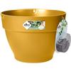 Elho Vibia Campana Hanging Basket 26 - Vaso per Esterno - Ø 26.0 x H 18.4 cm - Honey Yellow