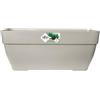 Elho Vibia Campana Trough 80 - Fioriera per Esterno - Ø 76.5 x H 33.3 cm - Bianco/Silky White