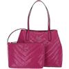 GUESS Vikky Tote, Borsa Donna, Fucsia, Unica