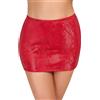 Cottelli Snakeskin Mini Skirt 2770687 Red L