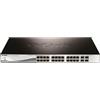 D-Link DGS-1210-28P switch di rete Gestito L2 Gigabit Ethernet (10/100/1000) Supporto Power over Ethernet (PoE) 1U